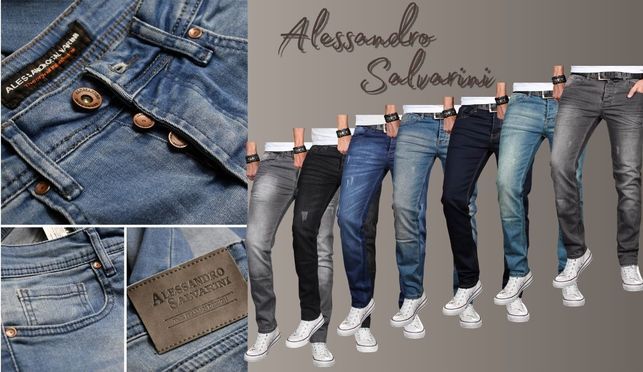 A. Salvarini Basic Jeans – Flexibler Style für jeden Tag