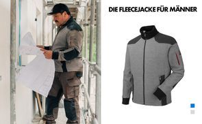 Robust und vielseitig: Die Nature Fleecejacke für Handwerker