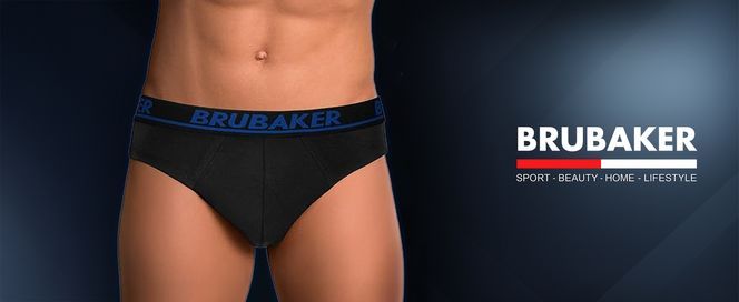 BRUBAKER Herren Slip 4er Pack