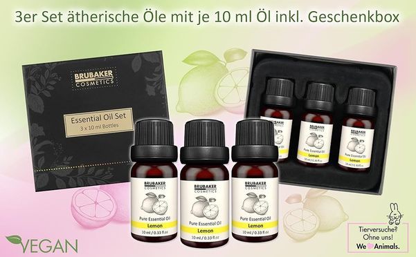 BRUBAKER Cosmetics 3er Set Lemon Öl