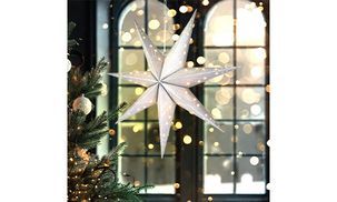 60cm LED Stern Mit 5m Lichterkette - Weihnachtsdeko Für Innen & Außen