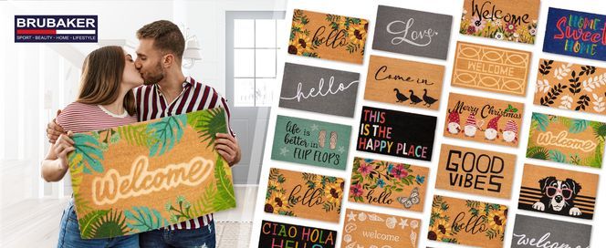 Natürlichen Fußmatten aus Kokosfasern! 