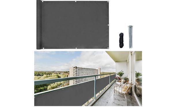 Balkon Sichtschutz Wind- und UV-Schutz Wetterfest 