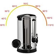 Stufenlos regelbarem Thermostat von 30°C bis 110°C