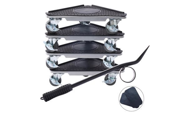 Melko 7-tlg. Möbeltransport Set Möbelheber mobiler Umzughelfer Möbelrollen Möbelgleiter bis 200 kg