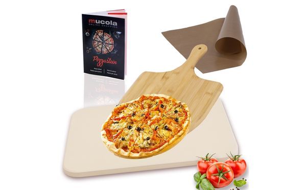 Pizzastein für leckere Pizza mit knusprigem Boden wie beim Italiener
