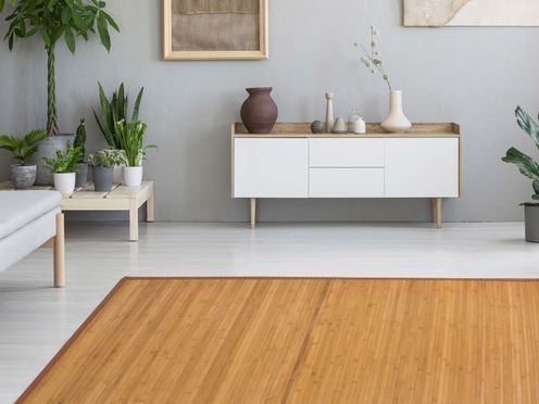 Bringen Sie natürliches Flair in Ihre Wohnung, mit einem Bambusteppich von Homestyle4u 