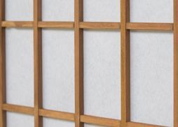 Hergestellt aus weißem Shoji Reispapier und Holz