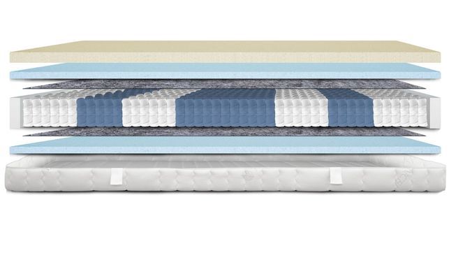  1000 Federn Latex Taschenfederkernmatratze