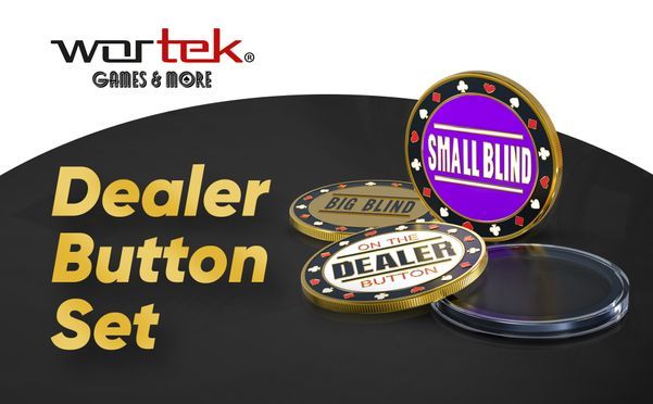 Poker Dealer Button 3er Set