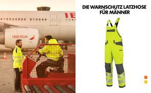 Sichtbar sicher: Die Warnschutz Latzhose Neon EN20471 2 für 