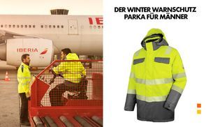 Hochwertige Winter Baustellen Arbeitsjacke für Herren