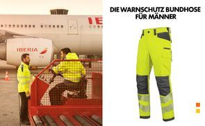 Sichtbar sicher: Die Warnschutz Bundhose Neon für Herren