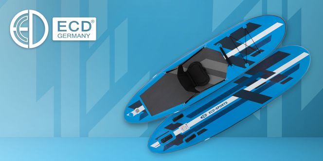 ECD Germany Stand Up Paddling Board, Kajaksitz, Blau