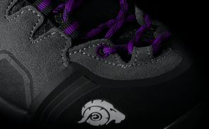 Verstärkte Schuhspitze mit Gummikappe