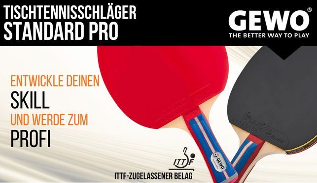 Tischtennisschläger GEWO Standard Pro