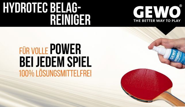 GEWO HydroTec Tischtennisbelag Reiniger