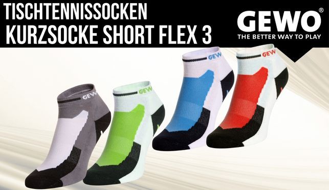 GEWO Kurzsocke Short Flex 3