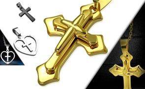 Anhänger mit Kreuz Symbol