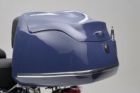Top case including antenna with approx. 40L storage space