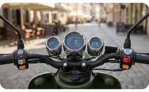 Modernes LED Cockpit