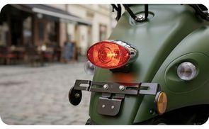 Klassisches Rücklicht im Retro Stil