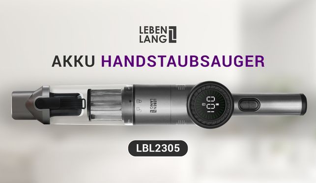 LEBENLANG LBL2305 - Kraftvoller & Komfortabler Reinigungsassistent