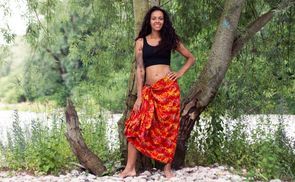 JazRvr Damen Pareo Strandtuch - Leichter Sarong Als Bikini Cover Up