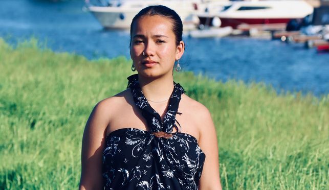 PANASIAM SARONG WACHSBATIK SCHWARZ WEISS