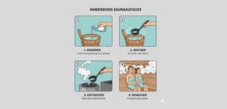 Perfekter Aufguss in 4 Schritten