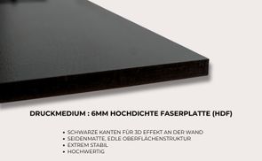 Hochwertige Wandbilder auf 6 mm HDF