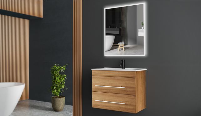 Faszinierendes Badezimmer Moebel Set mit Waschbecken