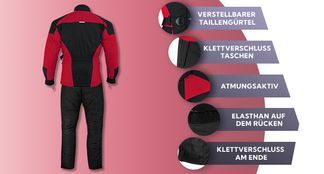 Motorradkombi mit vielen Funktionen
