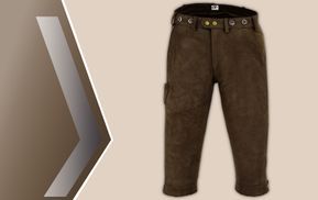 Jagdhose aus weichem Büffelleder für Herren