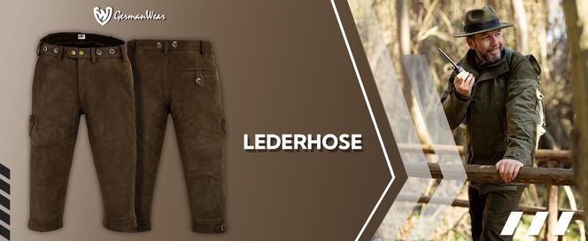 Lederhosen Kniebundhosen Jagdhosen Trachtenlederhosen Wanderlederhosen für Herren