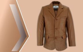 Lederblazer für Herren