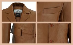 Lederjacke mit vielen Funktionen für Herren