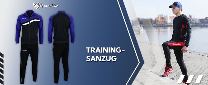 Herren Trainingsanzugs Sportanzug Jogginganzug Doppellagig
