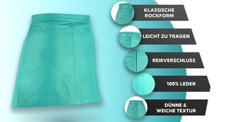 Lederrock mit vielen Funktionen für Damen