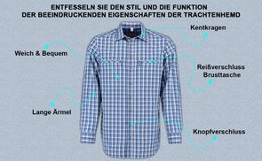 Funktion der Trachtenhemd beeindruckende Eigenschaften