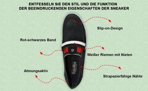 Sneaker mit beeindruckenden Eigenschaften
