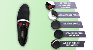 Sneaker mit vielen Funktionen
