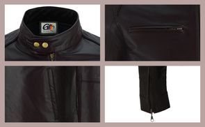 Lederjacke mit vielen Funktionen für Herren
