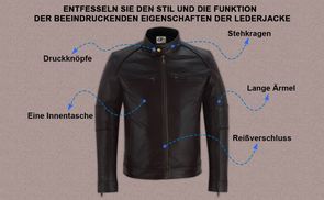 Funktion der Lederjacke beeindruckende Eigenschaften