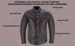Funktion der Lederhemd beeindruckende Eigenschaften