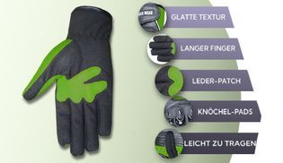 Motorradhandschuhe mit vielen Funktionen