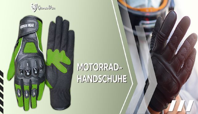 Motorradhandschuhe mit Keprotec Schutz und Thinsulate Wärme für Herren