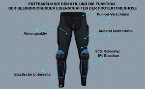 Funktion der Protektorenhose beeindruckende Eigenschaften