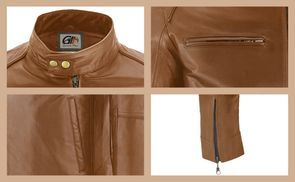 Lederjacke mit vielen Funktionen für Herren