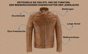 Funktion der Lederjacke beeindruckende Eigenschaften